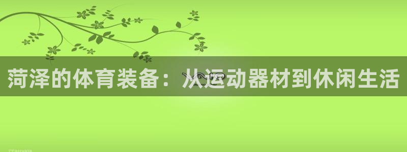 征途国际招商电话地址查询：菏泽的体育装备：从运动器材