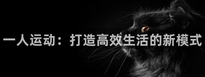 征途国际娱乐：一人运动：打造高效生活的新模式